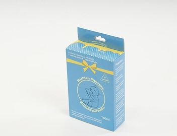 Blauer Pappzähler-Schaukarton-kleiner kundengebundener Entwurf und Logo