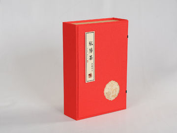Klassisches rotes faltendes Pappgeschenkbox-hochfestes langes Berufsleben