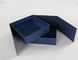 Magnetische Schließungs-steife Pappgeschenkbox-blaue Vollenden-Mattoberfläche