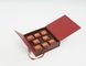 Rote harte Pappluxusgeschenkbox-faltbare Art Schokoladen-Verpacken
