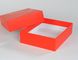 Rote faltende Pappgeschenkbox-Rechteck-magnetische Schließungs-Geschenkbox